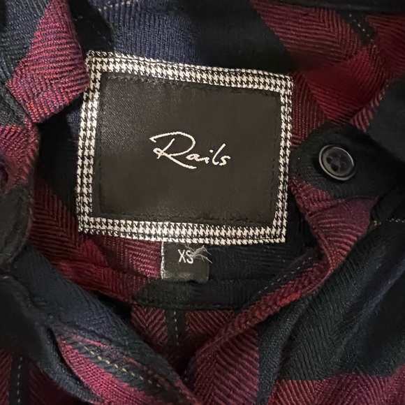 RAILS Hunter Plaid Button Front Shirt size XS - Picture 8 of 9